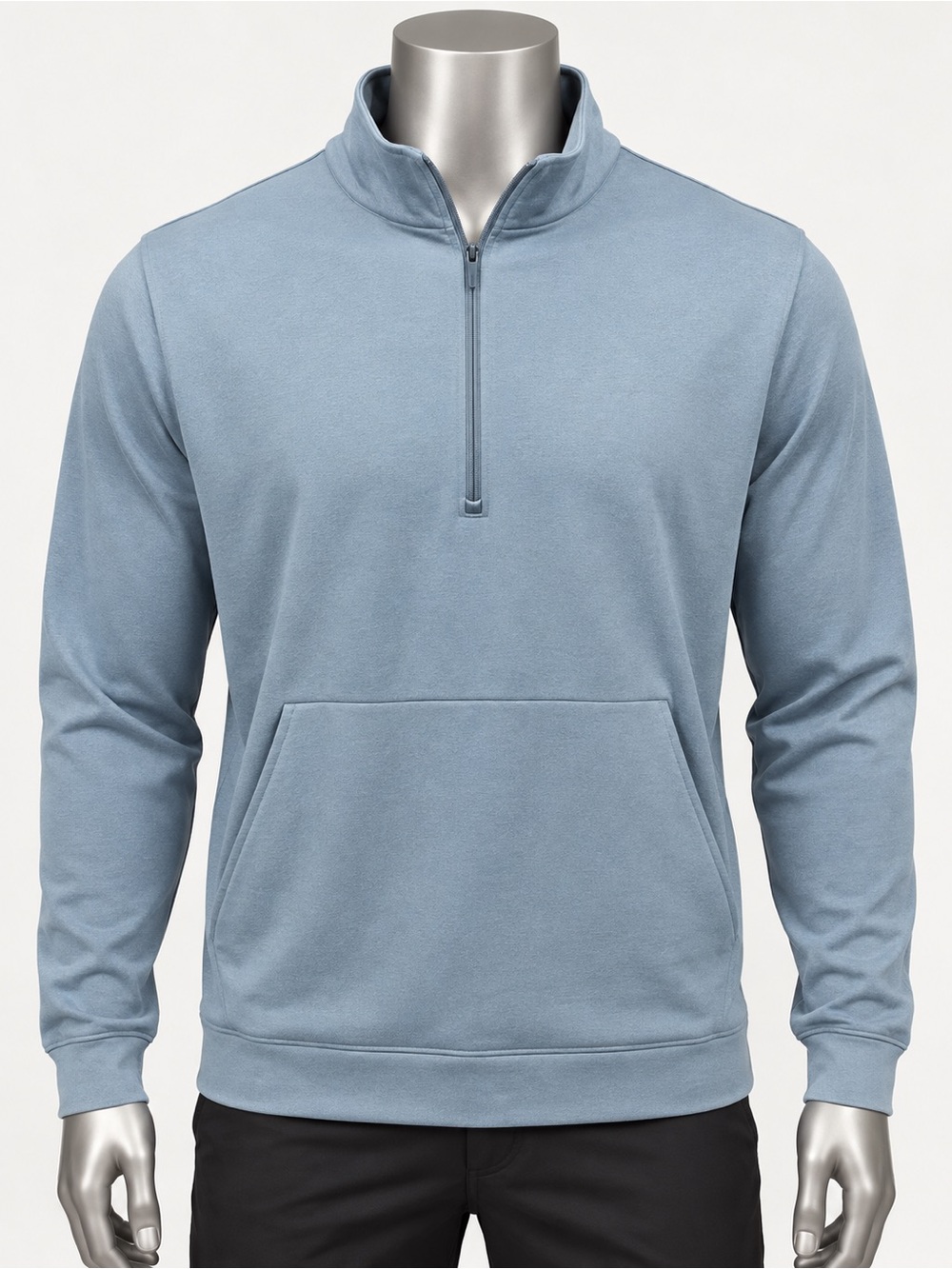 lululemon athletica Men's Dusty Blue Quarter-Zip Pullover size 2XL NWOT